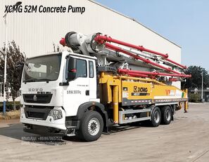 XCMG 52M Concrete Pump Cost in Zimbabwe  op chassis Howo A7 betonpomp