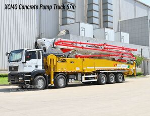 XCMG Concrete Pump Truck 67m for Sale Price in Algeri  op chassis Sitrak Howo 6x4 Truck betonpomp