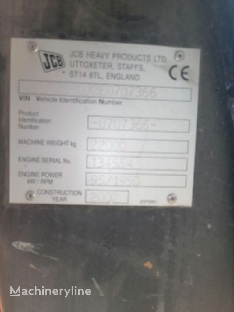 JCB JS220N rupsgraafmachine