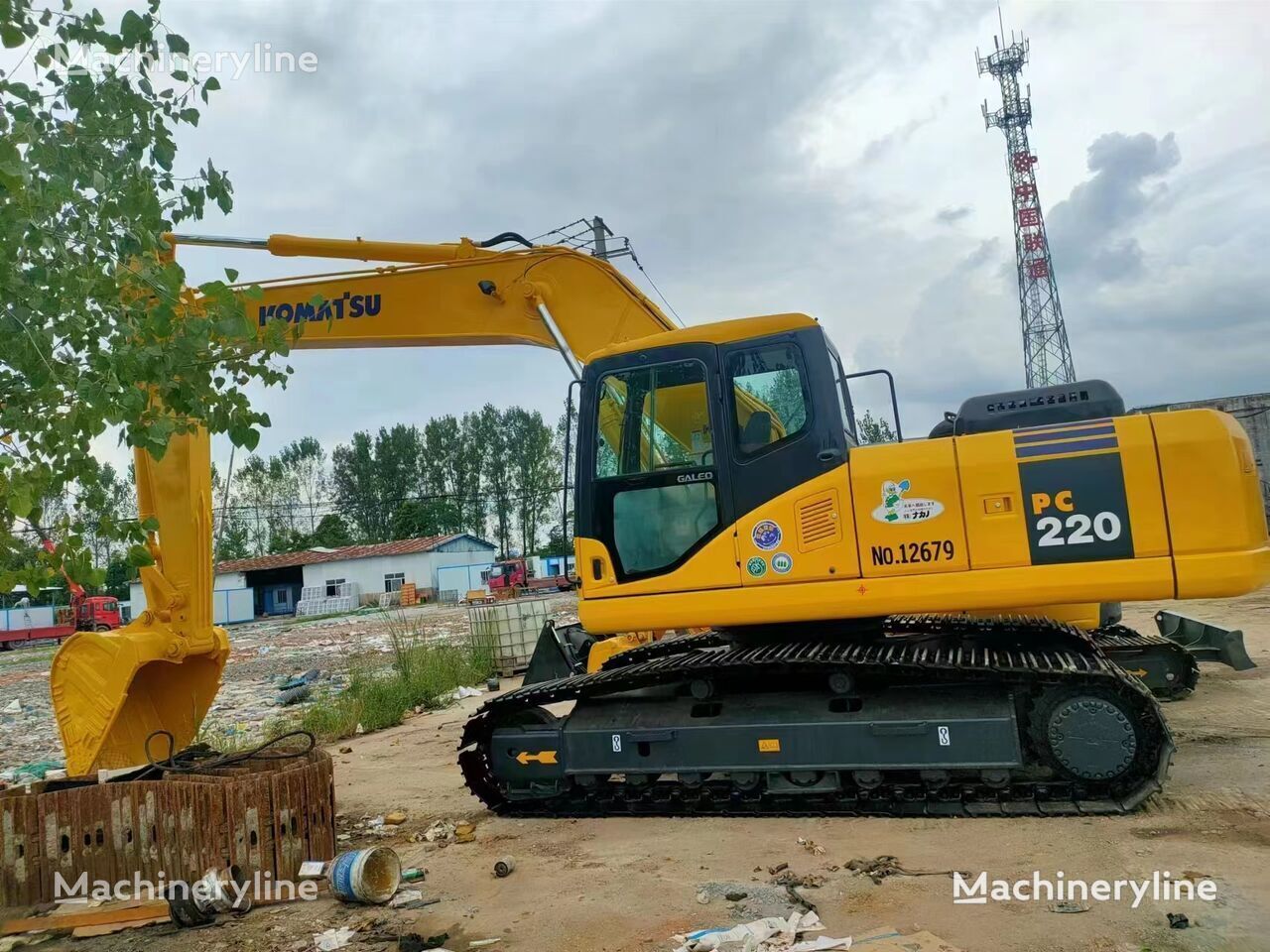 Komatsu PC200 rupsgraafmachine