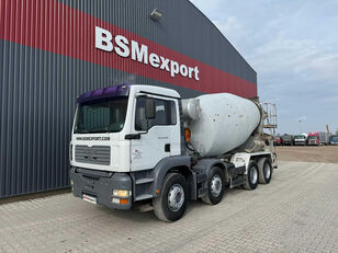 camion malaxeur MAN 32.360 9 cub concrete mixer