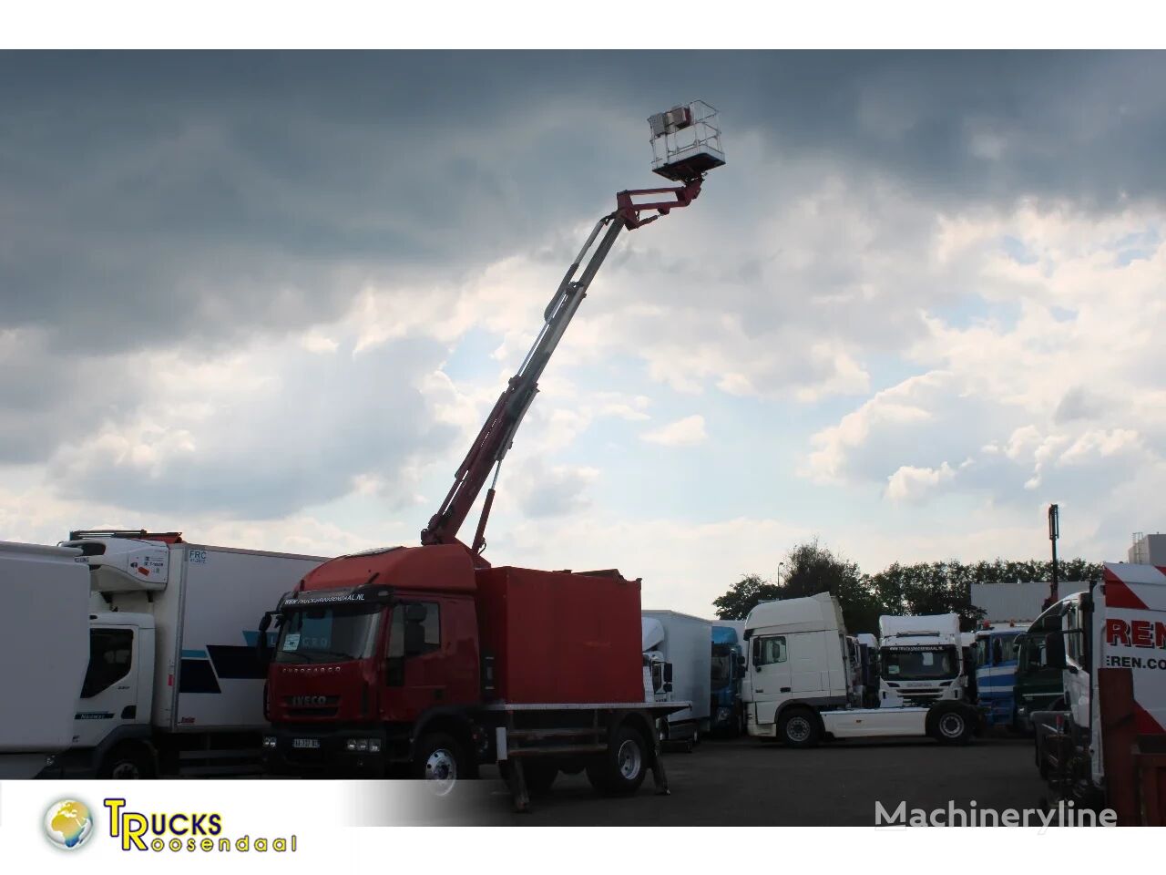camion nacelle IVECO EuroCargo 120 + Euro 5 + PTO + Manual + blad-blad+17 METER + Dis