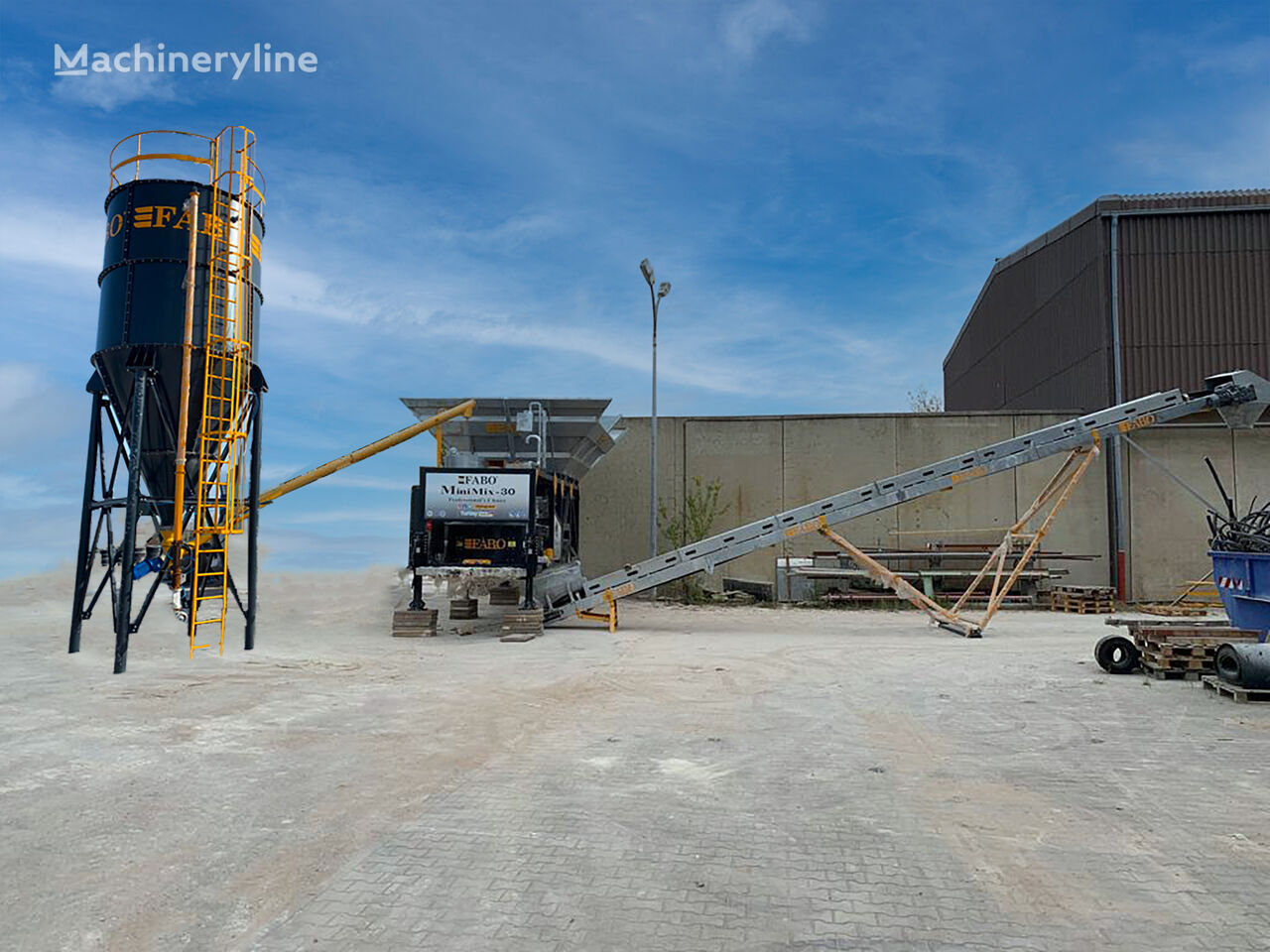 centrale à béton FABO MOBILE CONCRETE PLANT CONTAINER TYPE 30 M3/H FABO MINIMIX neuve