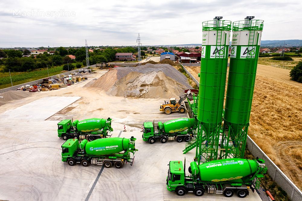 centrale à béton FABO SKIP SYSTEM CONCRETE BATCHING PLANT | 110m3/h Capacity | STOCK neuve