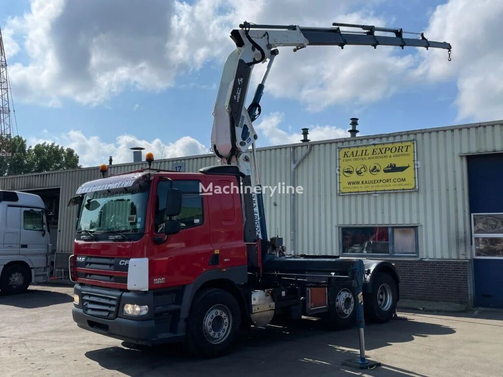 grue mobile DAF CF 85.410 Cormach 22.500 E5 Crane 6x2 Manuel Gearbox Good Condit