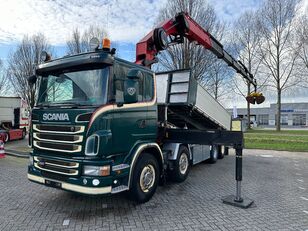 grue mobile Scania G480 kipper + HMF 4020 K6- 3seiten kipper - 8x2 - Euro 5