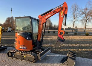 mini-pelle Hitachi 2.7 tony ZX26-6 Szybkozłącze 3 Łyżki