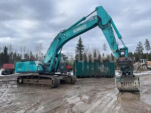 pelle sur chenilles Kobelco Sk 350 Lc 10 with OilQuick quick coupler, GP bucket and Dehaco r