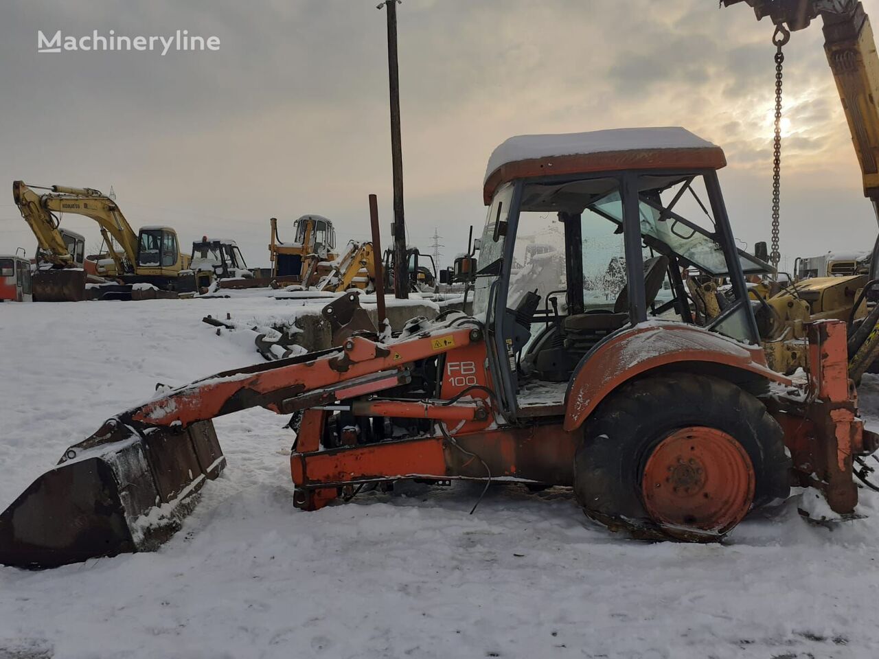 tractopelle Fiat-Hitachi FB 100 (For parts) pour pièces détachées