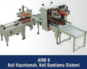 emballeuse sous film rétractable Özarma Ambalaj ARM-7 Koli Hazırlama, Kapatma ve Bantlama Sistemi