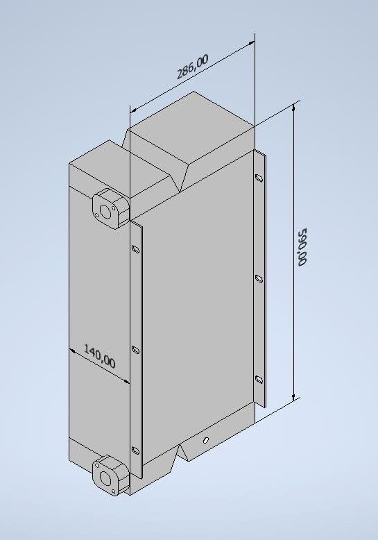 refroidisseur intermédiaire Maximus NCP0513 pour compresseur Atlas Copco GA22